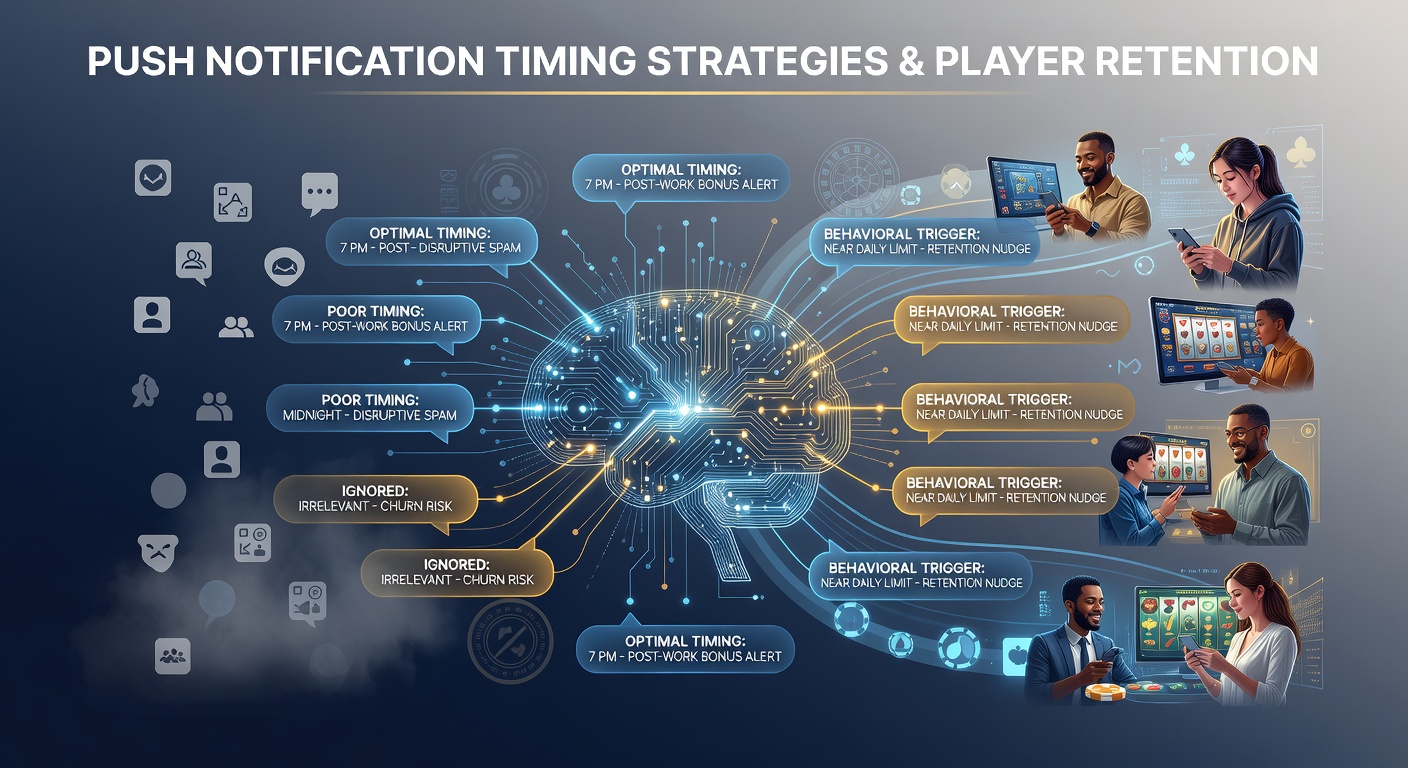 Mobile casino player engaging with push notifications on smartphone