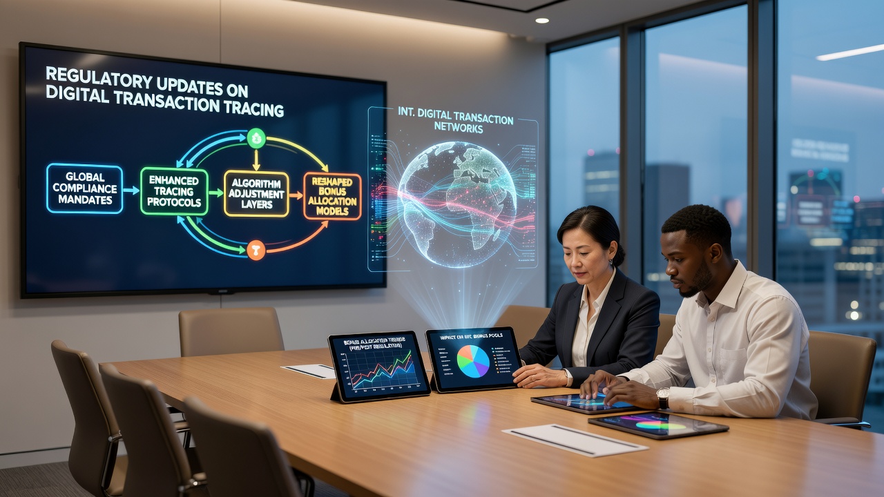 Algorithms adjusting bonus allocations across poker and sportsbook networks under new tracing rules