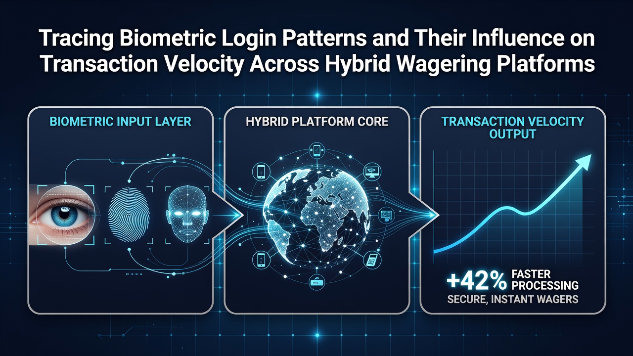 Biometric authentication interface on a hybrid wagering app showing fingerprint and facial recognition options during login